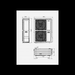 Αντλία Θερμότητας wolf  αέρα/νερού  BWL-1SB 14/230V split,Μονοφασική. 